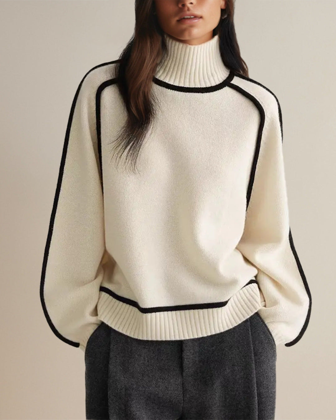 Claire™ - Eleganter Rollkragenpullover